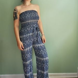 Strapless Beachy Jumpsuit